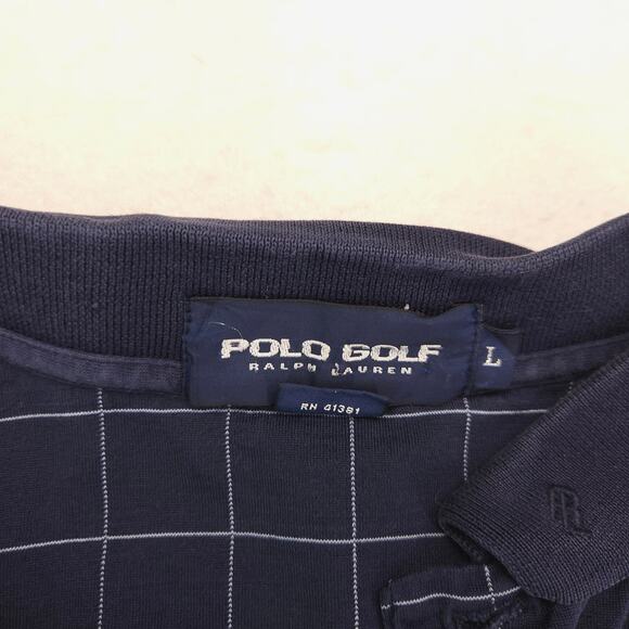 Polo Golf Ralph Lauren Collared Short Sleeve Polo Shirt Mens Size Large L Blue - Picture 3 of 10